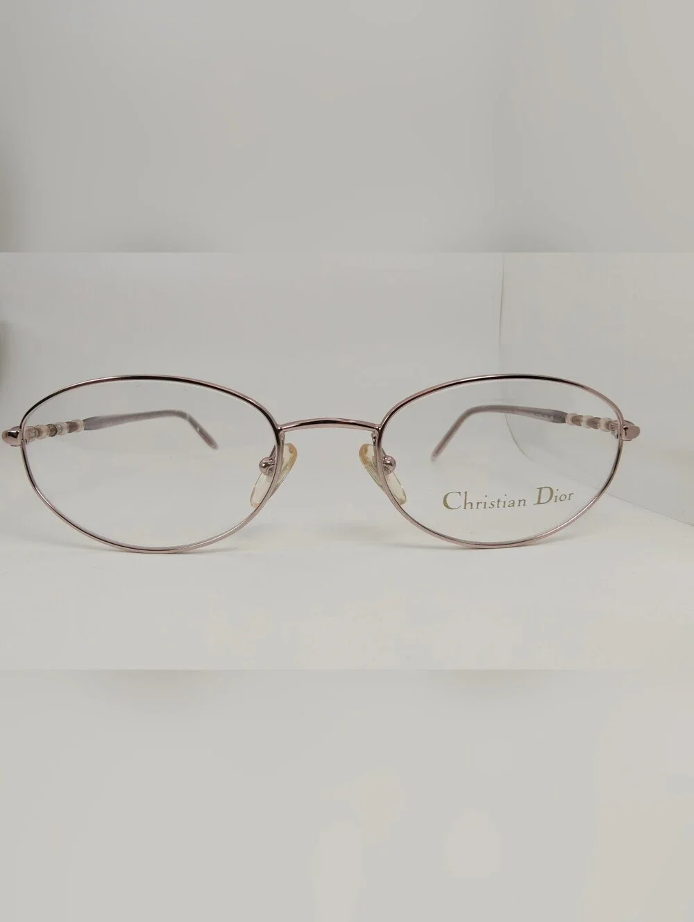 Dior CD 3584. Rose Gold. Fault. Women's Light Rose Gold Oval Glasses